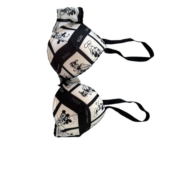 Dolce Gabbana ultra rare mickey mini Bra and cheeky pantie set Y2K VTG 70B 32B - Picture 11 of 16